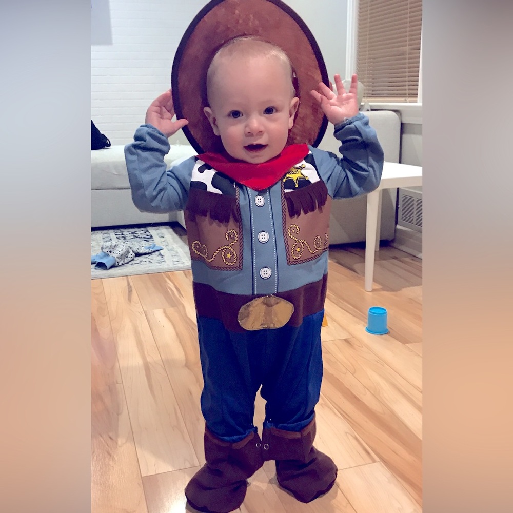 In character Baby Cowboy Costume